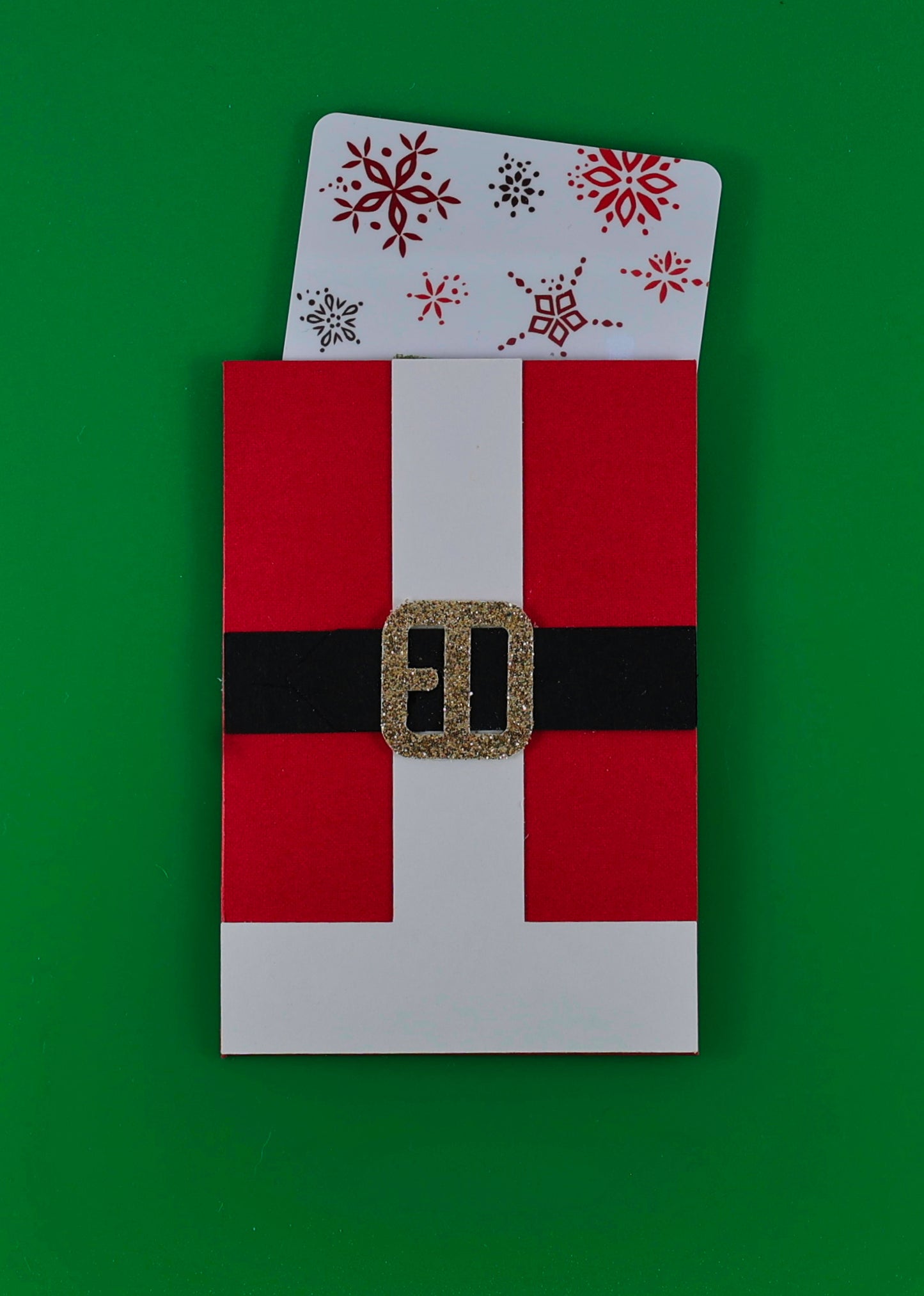 Santa's Thin Belt Gift Card Holder